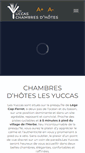 Mobile Screenshot of chambredhote-lesyuccas-capferret.fr